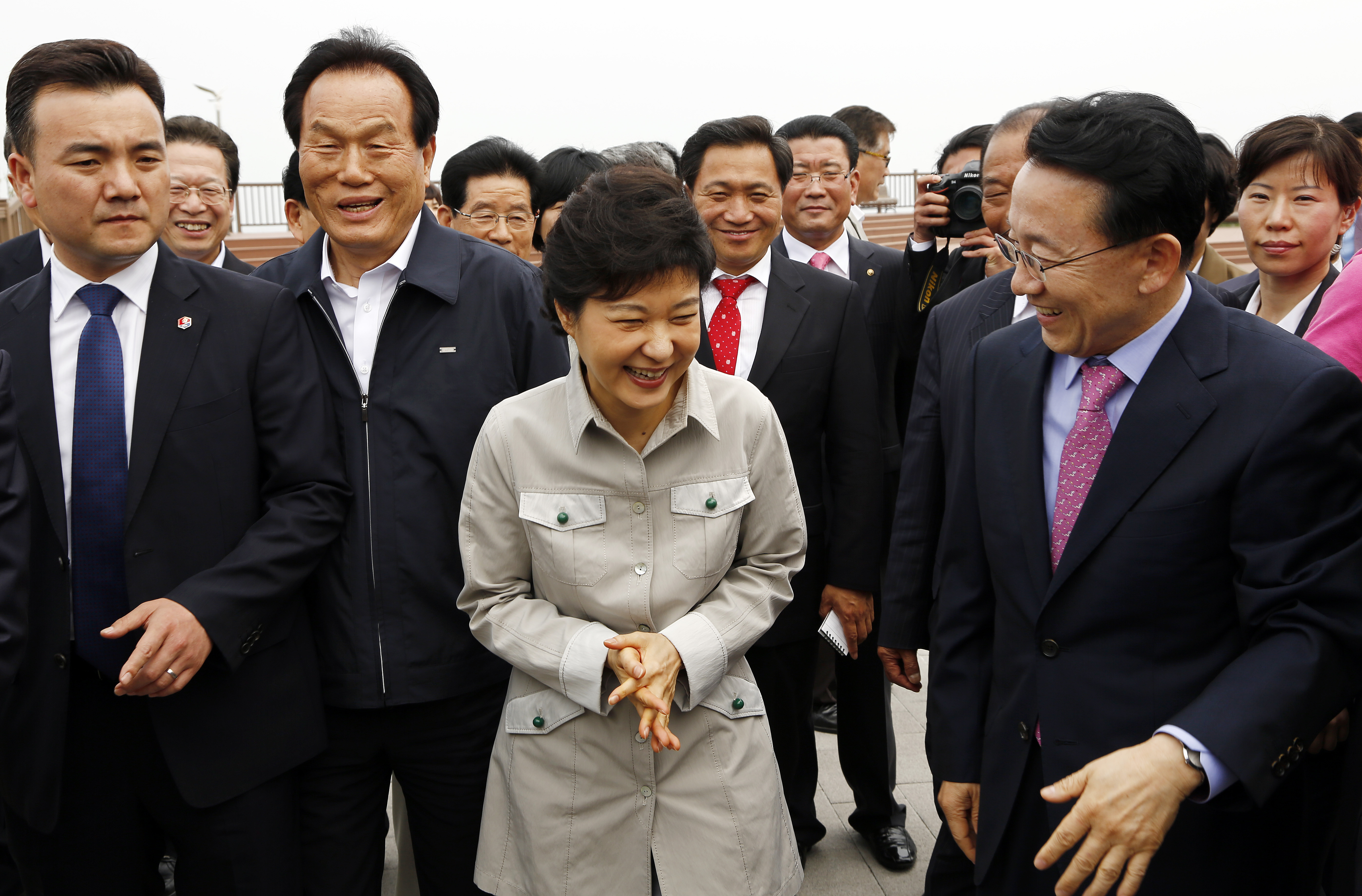 새누리당 박근혜  비상대책위원장 새만금 현장방문