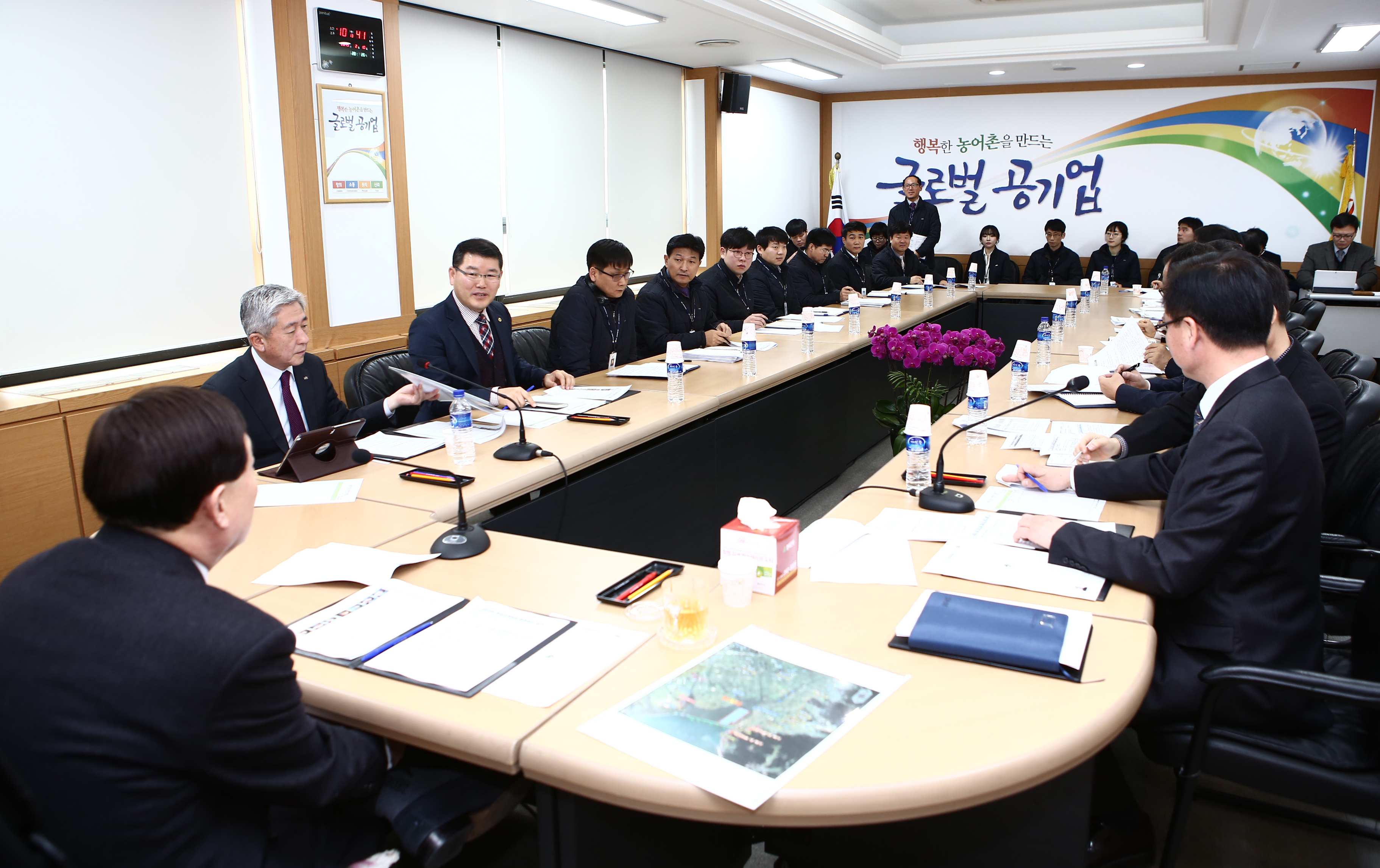 전남지역본부 현안사항 보고 및 직원과의 대화