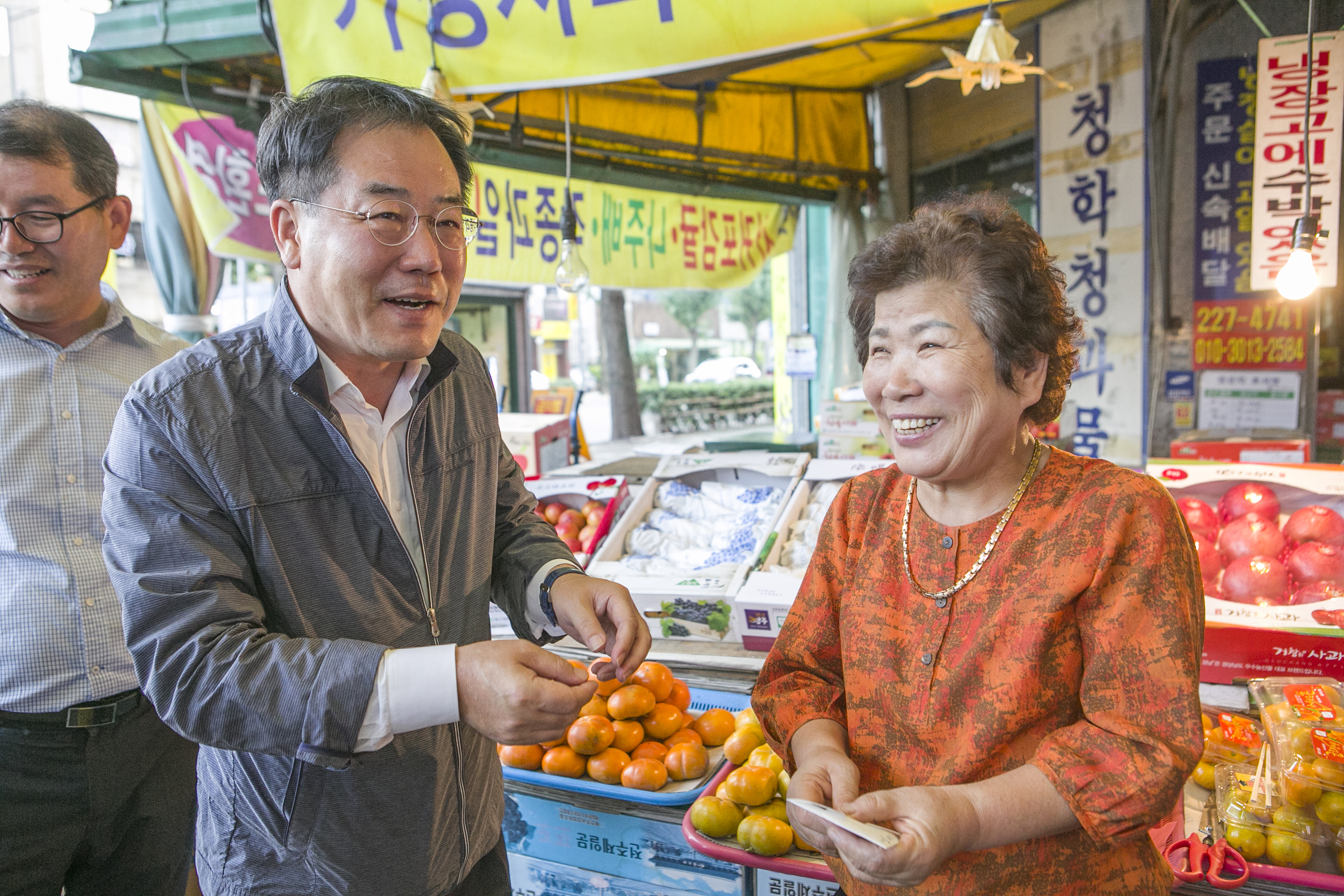농어촌公 정승 사장, 추석맞이 전통시장 방문