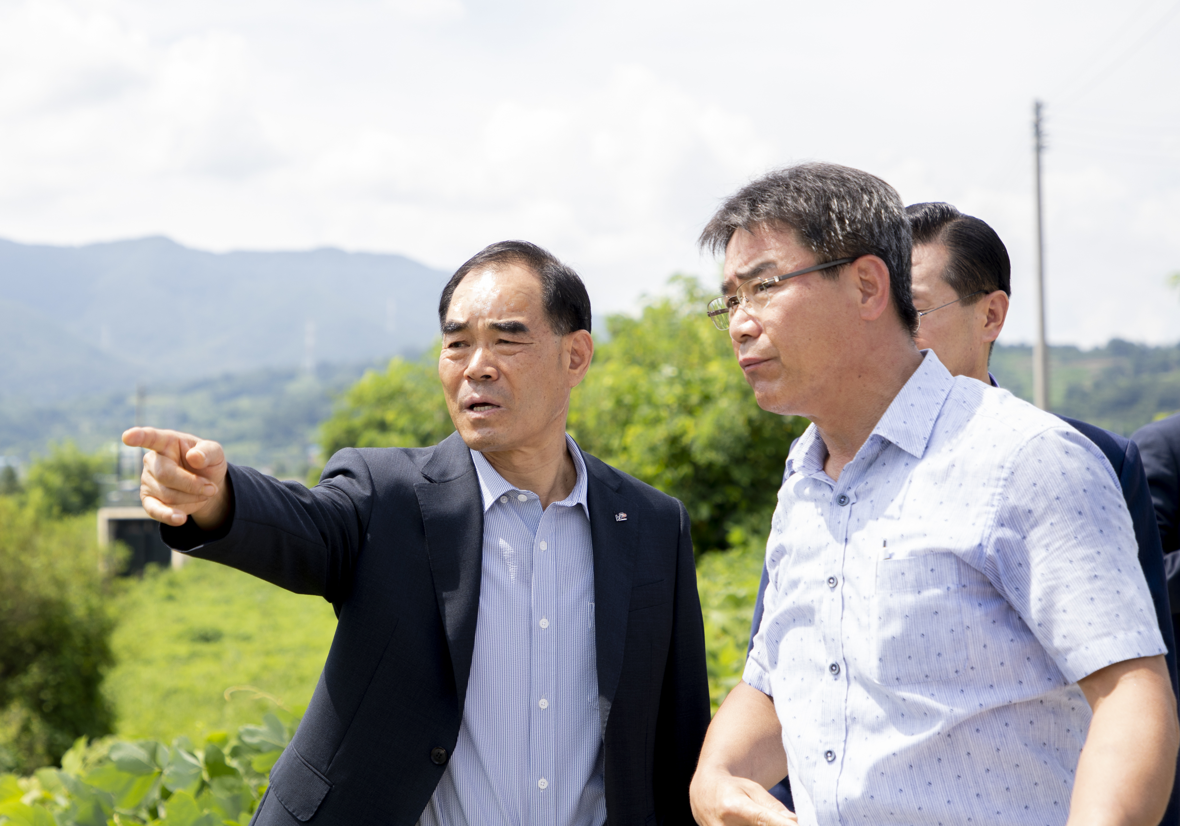 김인식 사장, 경북지역 용수공급과 안전관리 현황 점검을 위한 현장방문