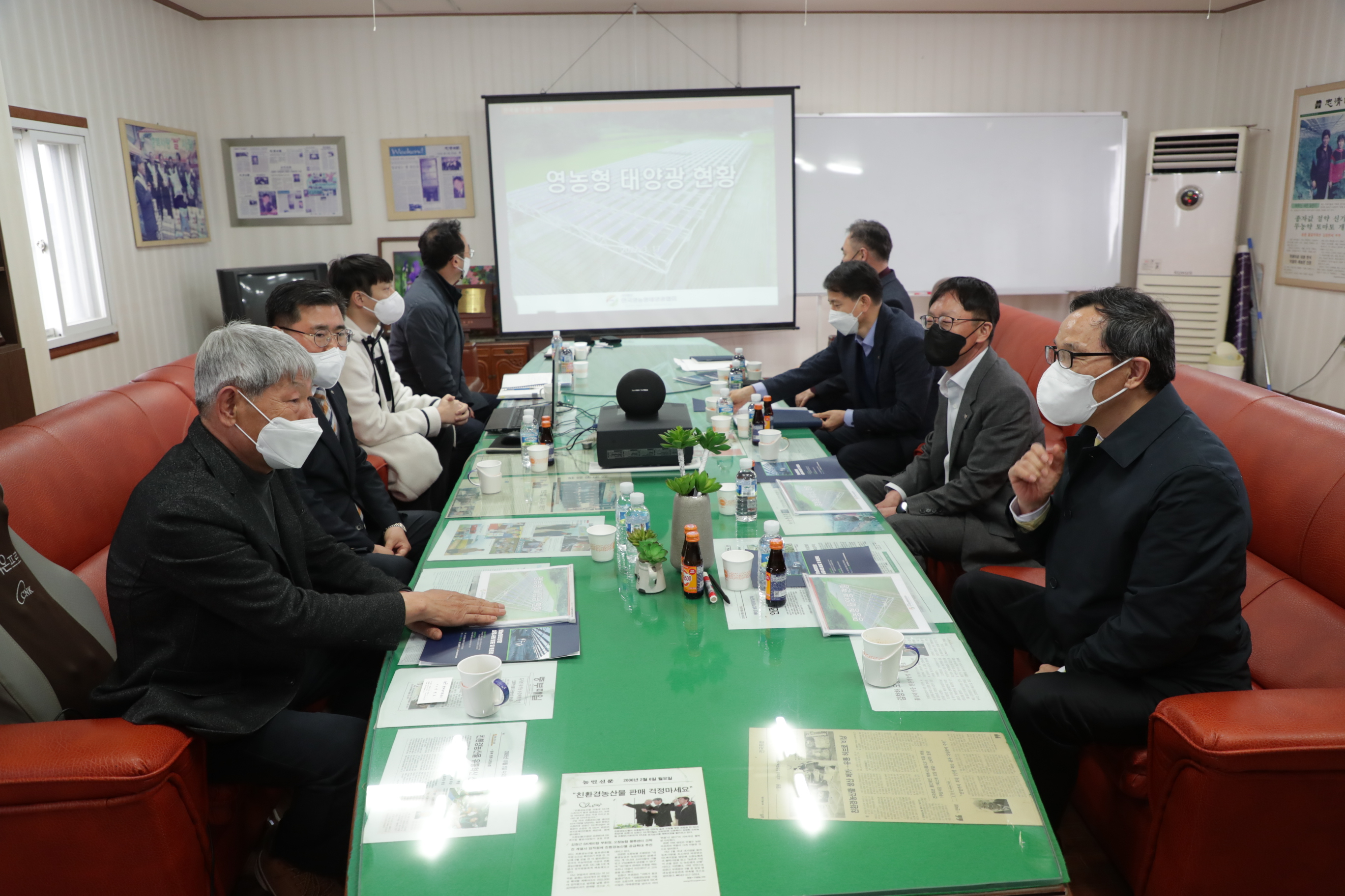 CEO 충북 청주 오창 영농형태양광 현장방문