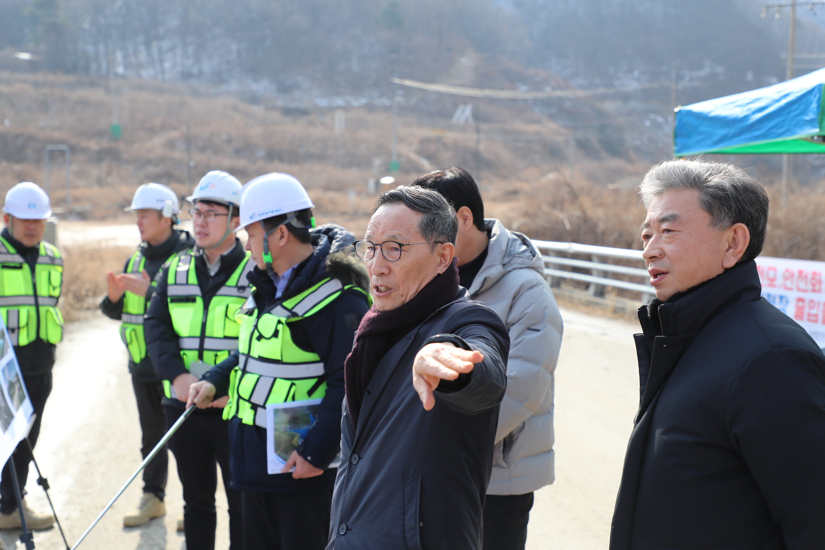 강원도 철원 농촌용수개발 현장점검