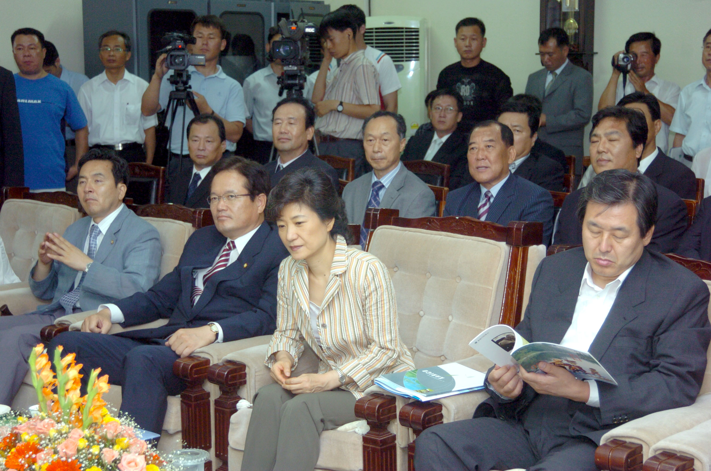 한나라당박근혜대표새만금현장방문                  