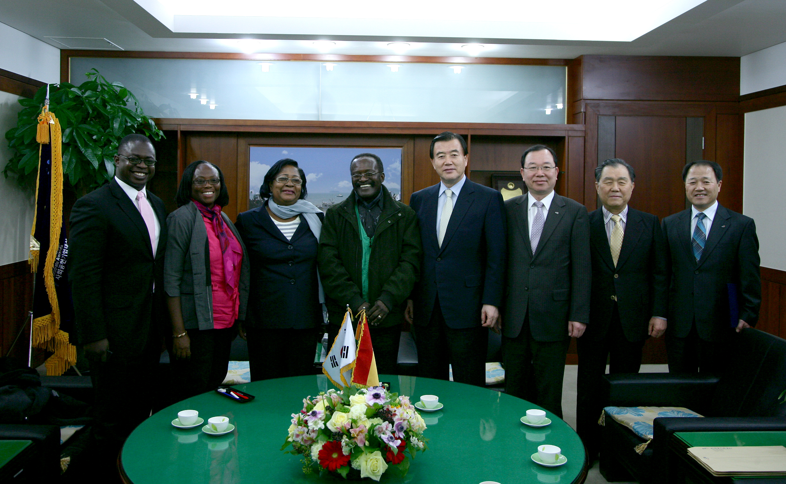 가나 Kwesi Ahwoi 식품농업부 장관  mou 체결식